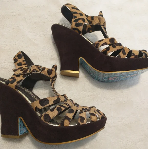 Irregular Choice Mumba Platforms Sz 10 - Picture 2 of 10